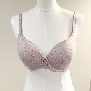 Victoria’s Secret 34D Light Pink Floral Underwire Bra